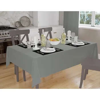 ubrus Orbytex Ubrus 100% bavlna - středně šedá Rozměry: 140x200, Tvar: Obdélník