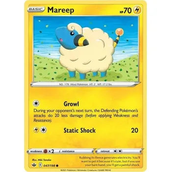 Sběratelská karetní hra Pokémon karta Mareep 047/198