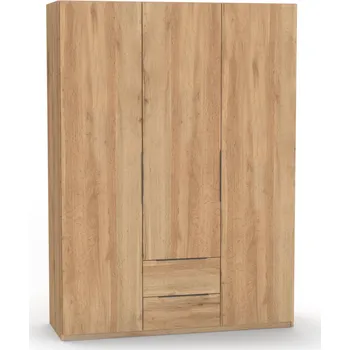 Šatní skříň Skříň VARIO XL Dekor: Dub harmony, Úchytky: černé úchytky
