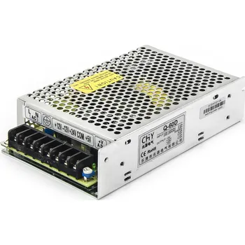 spínaný zdroj Čtyřkanálový zdroj Q-60D 5V 4A, +12V 0,5A, -12V 0.5A, 24V 1A, 60W
