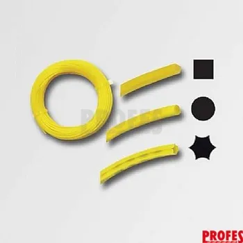 XT line Struna 1.6./15m červená šestihranná