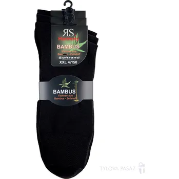 Pánské ponožky Pánské nadměrné bambusové ponožky bez gumiček RS (Pánské nadměrné bambusové ponožky bez gumiček RS)