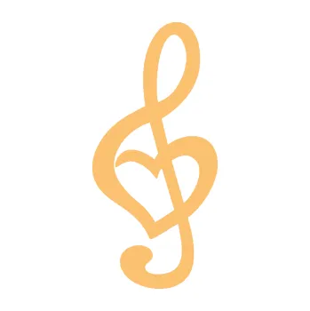 Samolepící dekorace Houslový klíč 004 srdíčko (08 - béžová) SAMOLEPKA NA AUTO, NÁLEPKA, FÓLIE, POLEP, TUNING, VLASTNÍ TEXT, TISK, AUTOSAMOLEPKY.cz, POLEPY, OBRÁZEK, LOGO, 3D STICKERS