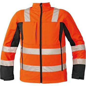 pracovní bunda MALTON softshell. bunda HV žlutá M