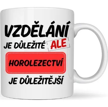 Hrneček - Vzdělání je důležité - Horolezectví