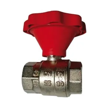 Instalatérský materiál TOPBALL kulový kohout s plynulou regulací 360° 1"