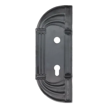 Dveřní kování KOVIAN, s.r.o. Štítek 310x116x2mm, zdobený, levý, pro zámek