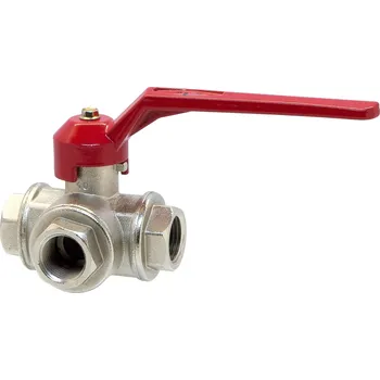 Ventil Kulový ventil trojcestný, vrtání "T" závit: vnitřní 3/4"