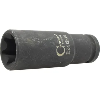 Ráčna Condor hlavice nástrčná 1/2", E-profil E18, prodloužená, tvrzená - 100-02785-18