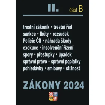 Zákony II B 2024 – Trestní právo