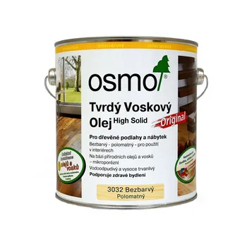 Olej na dřevo OSMO Color Tvrdý voskový olej Original 0,375 l
