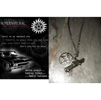 Seriál Supernatural řetízek Lovci duchů Impala