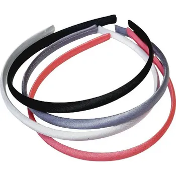 Plastová čelenka potažená látkou 0.9cm