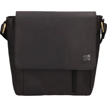 Pánská aktovka Pánská kožená taška přes rameno Nordee Kell - černá