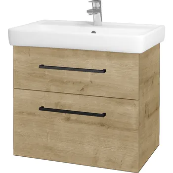 Koupelnový nábytek Dřevojas - Umyvadlová skříňka Q MAX SZZ2 70 - D09 Arlington / Úchytka T06 / D09 Arlington 115401H