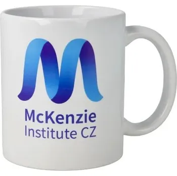 Keramický hrnek s logem bílý