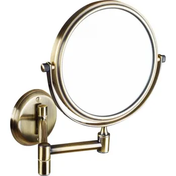 BeMeTA Kosmetické zrcátko zvětšovací, oboustranné, bronz XP012