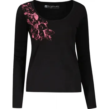 Dámské tričko Dámské triko ALTISPORT KOLIA LTSU837 ČERNÁ M