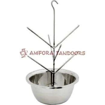 Zahradní gril Grilovací mísa s trny 21 cm, stromeček, nerez Amfora Tandoors 00000001190 závěsná (Amfora Tandoors 00000001190 Grilovací místa s trny na maso a zeleninu, závěsná do keramické pece)