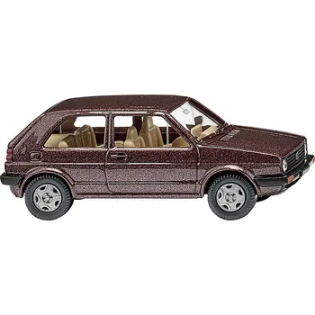 Modelová železnice Wiking 004504 H0 model osobního automobilu Volkswagen Golf II, umbrabun-met.