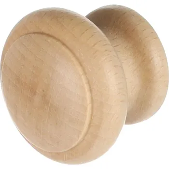 Nábytkové kování Interex design Dřevěná úchytka knopka VILLA / Buk lakovaný