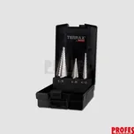 Ruko Sada 3dílů stupňovitých vrtáků do kovu HSS Terrax