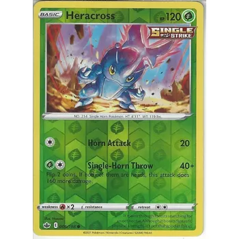 Sběratelská karetní hra Pokémon karta Heracross 006/198 Reverse Holo- Chilling Reign