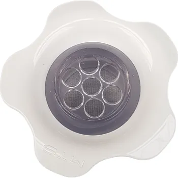 Vtoková tryska 7x7 mm ABS - 6/4" - bílá