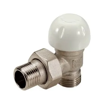 Hlavice pro radiátor TIEMME rohové uzavíratelné šroubení s napojením na Cu, Pex a Al-Pex trubky 1/2"