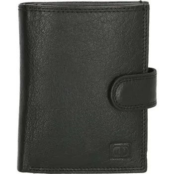 Peněženka Černá praktická kožená peněženka s RFID "Page"