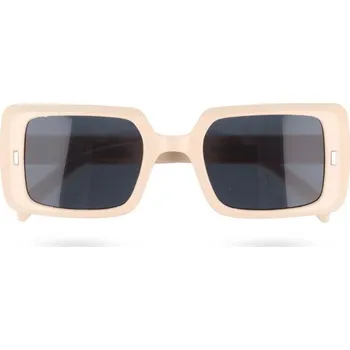 Sluneční brýle Béžové oversized sluneční brýle „Cleopatra"