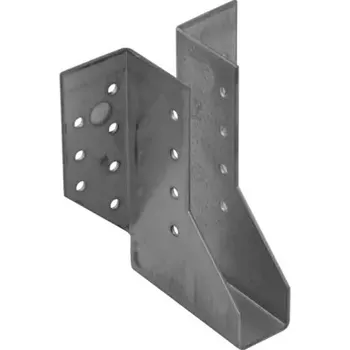 Tesařské kování DOMAX Trámová botka WB 1 otevřená 25 x 118 x 75 x 2 mm pozinkovaná 1 ks