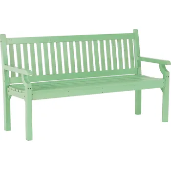 Zahradní lavice Dřevěná zahradní lavička KOLNA 150 cm, barva neo mint