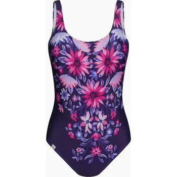 Dámské plavky Veselé dámské jednodílné plavky Dedoles Květinová duše (D-F-BW-SW-OPS-C-1580) XL Možnost vrácení zboží ZDARMA do 120 dnů!