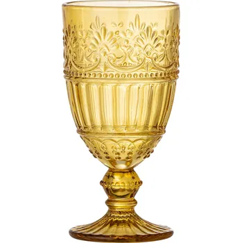 Sklenice Bloomingville, Sklenice pro víno červené Feyza 325 ml žlutá - Formadore