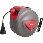 AHProfi Samonavíjecí buben s elektrickým kabelem a zásuvkou 12m - XBEB01-12