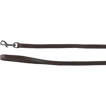 Vodítko pro psa Vodítko FLAMINGO Denver kožené hnědé 1,6x200cm