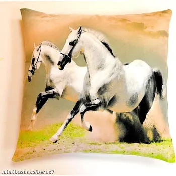 Povlak na dekorativní polštářek Povlak - povlaky Koně