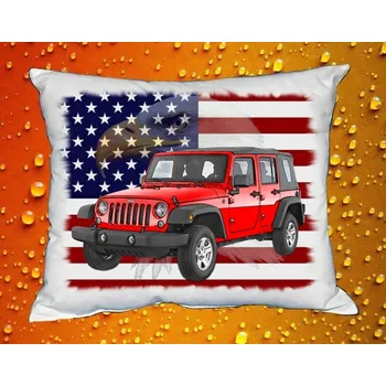 Povlak na polštářek Polštář Jeep Wrangler long