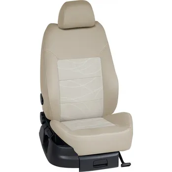 Potah sedadla Autopotahy Ford TOURNEO / od r.2014->, 9 Míst 5 dveří, Custom, KOMFORT > OR 0227 (OR 0227 / Béžový bok)