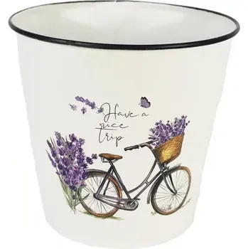 Květináč Květináč plech levandule 16cm