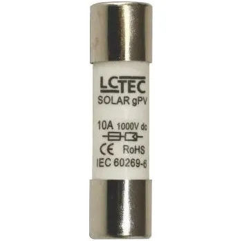 LC TEC Vložka pojistková 10x38 gPV 12A 1000V DC pro FV systémy 108262