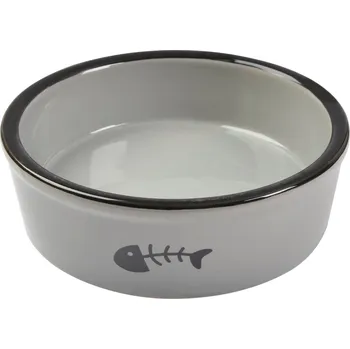 Pro kočku Karlie Keramická miska pro kočky 200 ml - šedá