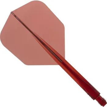Příslušenství pro šipky Letky CONDOR AXE Small Clear Red Medium