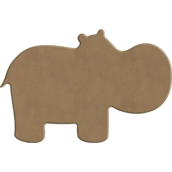 Výtvarná sada Gomille Dřevěný výřez k dekoraci Gomille, 13x9 cm - Hroch