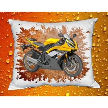 Polštář Polštářek s motorkou YAMAHA YZF-R6 GOLD III