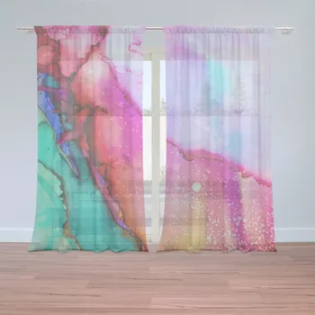 Záclona Záclony Barvičky: 2 ks - 150x250 cm - Sablio