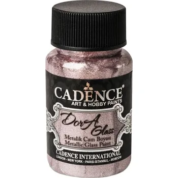 Speciální výtvarná barva Cadence Metalická barva na sklo Cadence Dora Glass, 50 ml - antique lilac, vintage fialová
