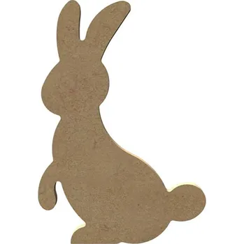 Gomille Dřevěný výřez k dekoraci Gomille, 11x16 cm - Králík