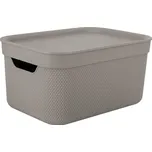 Plastový úložný box s víkem Deco - Rotho ID_1502660